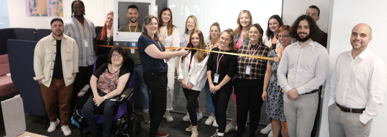 Our team in the new office